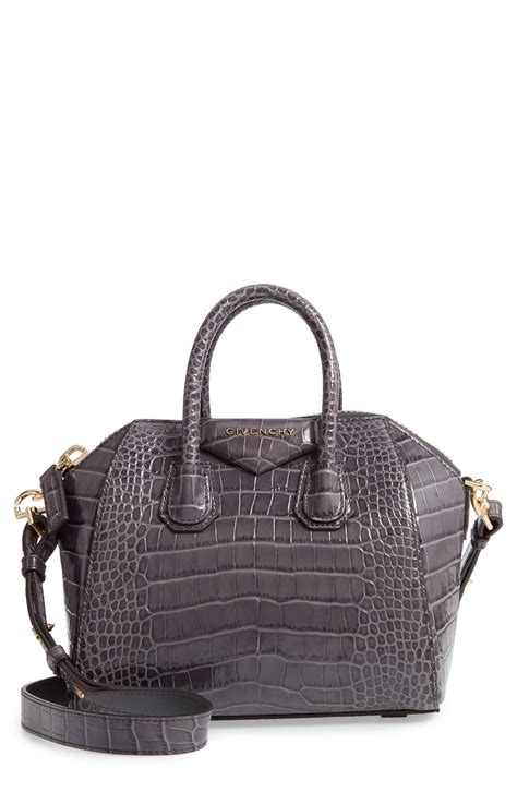 givenchy green croc antigona|Givenchy antigona mini.